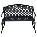 Garden Bench Park Chair Cast Aluminium