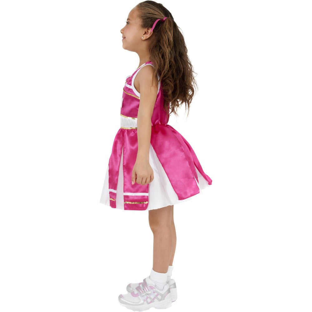 Cheerleader Costume, Child, Pink | Small