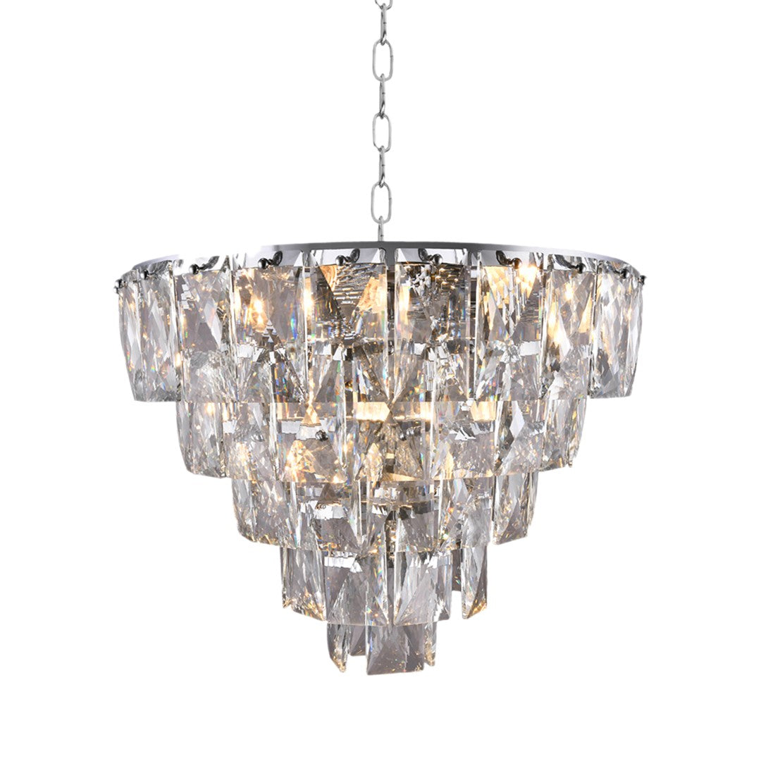 Chelsea Chandelier Magnificent 50cm Centrepiece In Crystal And Chrome