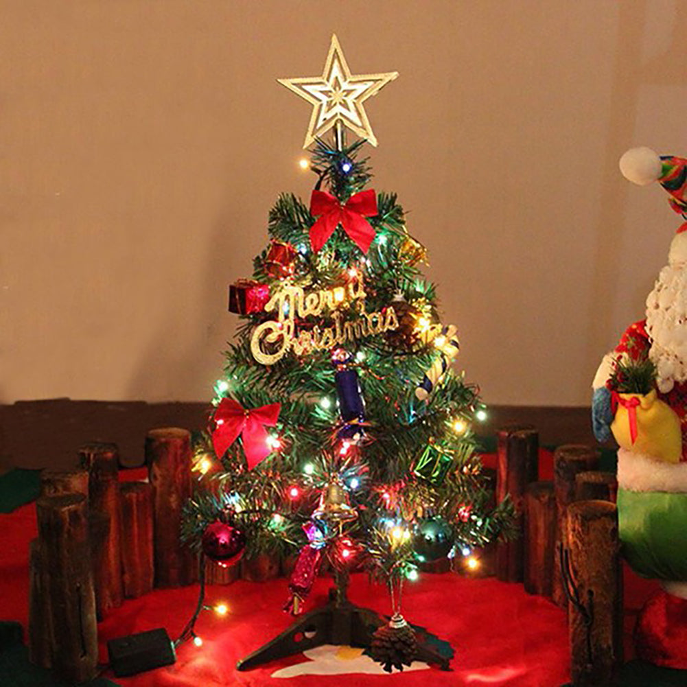 Artificial Mini Tabletop Christmas Tree With Led Lights