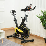 10kg Flywheel Upright Exercise Bike W/ Adjustable Resistance