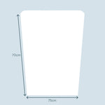 Biodegradable Bin Bags 45-48l | Set of 50 | White