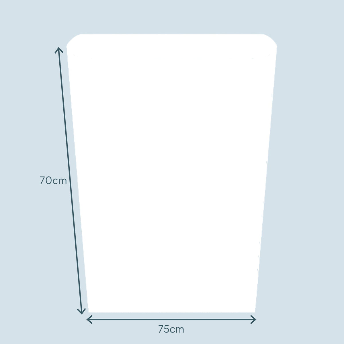 Biodegradable Bin Bags 45-48l | Set of 50 | White