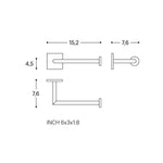 Toilet Roll Holder, Self-adhesive, Chrome, Stick Collection