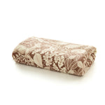Winter Forest Woodland Fleece Throw – 140x180cm – Cosy  Animal Print Blanket | 140cm x 180cm | Umber
