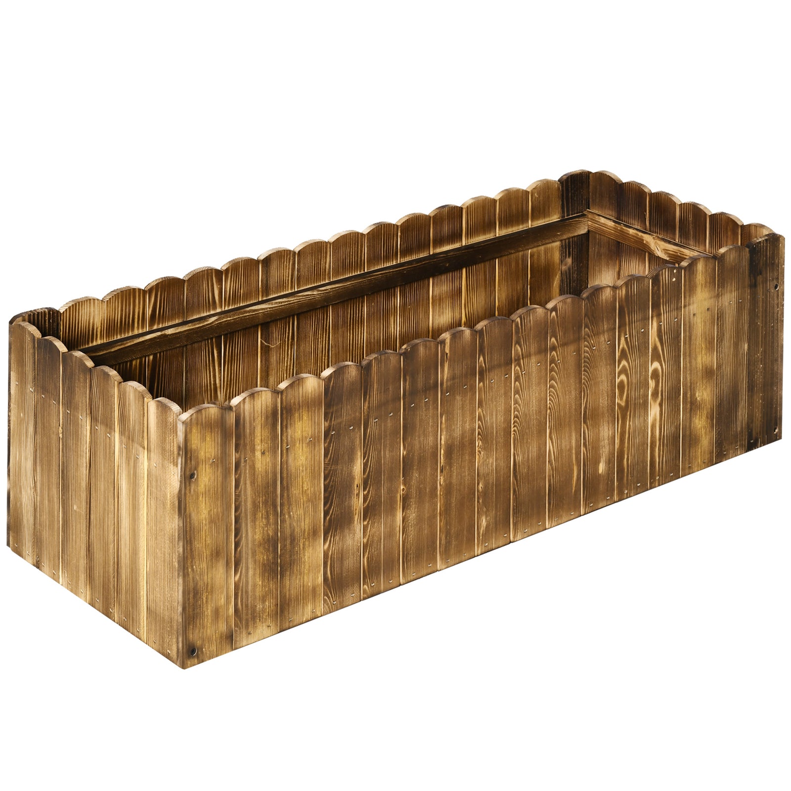 109l Raised Flower Bed Planter Box Wood