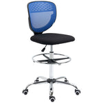 Mesh Fabric Standing Desk Chair | Blue