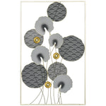 3d Metal Wall Art Leaves Home Decor Hanging Wall Sculpture