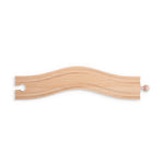 2 Wavy Track Pieces for Wooden Train Sets