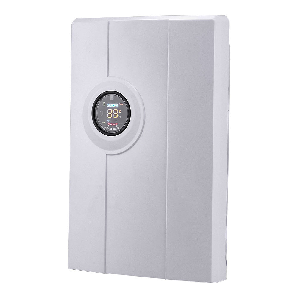Ultra-quiet 25db Dehumidifier With Dual Drainage System, 2l Tank & Remote Control – Air Purification, Led Display, And 24h Timer