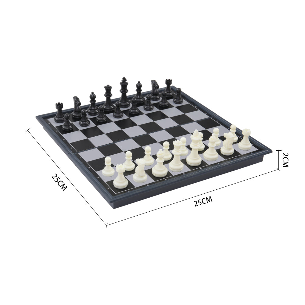 3-in-1 Portable Folding Magnetic Chess