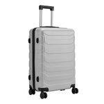 Rolling Hardshell Luggage Travel Suitcase | Grey