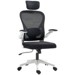 Executive Mesh Office Chair With Headrest, Lumbar Support | One Size | Black
