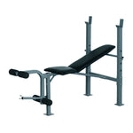 Adjustable Weight Bench With Barbell Stand, Home Gym