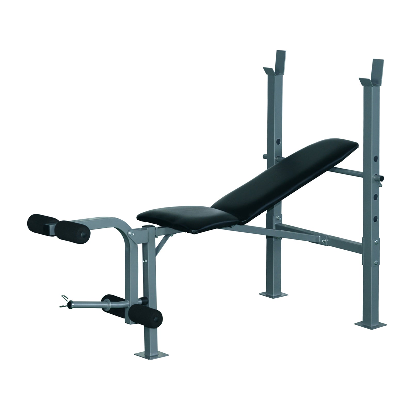 Adjustable Weight Bench With Barbell Stand, Home Gym