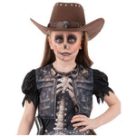 Kids Haunted Skeleton Cowboy Hat