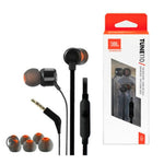 T110 Universal In-ear Headphones | Black