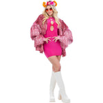 Tinsel Festival Jacket, Pink | Small/Medium