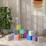 12 Piece Soft Play Blocks Soft Foam Toy Building Stacking Block For Kids | Blue