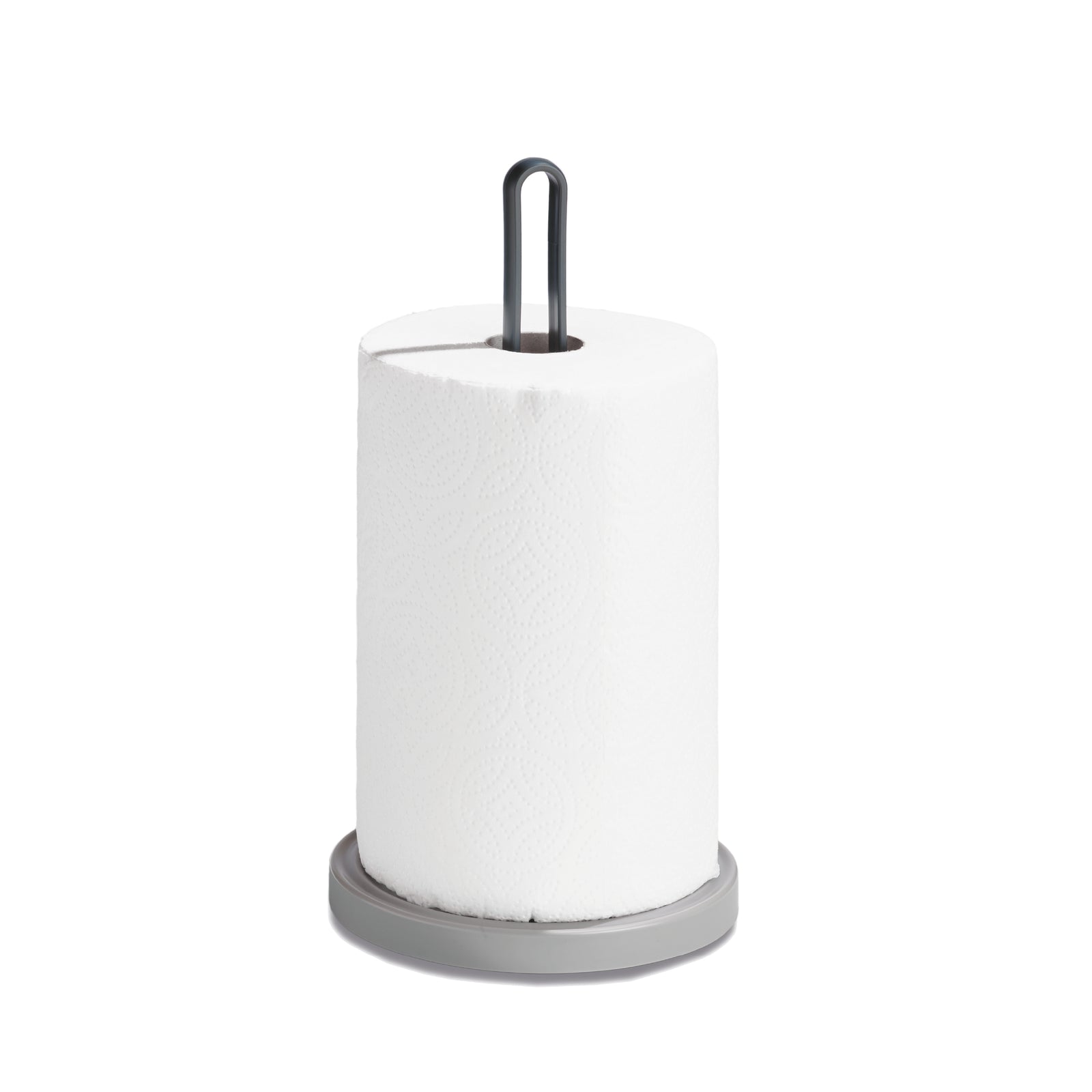 Recycled Kitchen Roll Holder - Dark Grey Kitchen Sink Organiser - Integrated Dishcloth Rail - Made in the UK