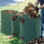 300l Foldable Garden Waste Sacks, Green