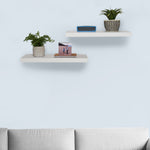 Floating Shelves Pack Of 2 60cm White Finish