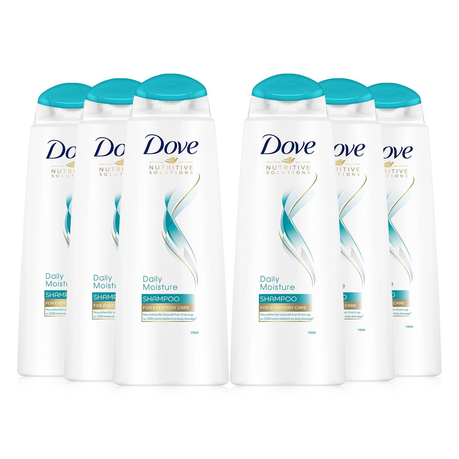 Nutritive Solutions Daily Moisture Shampoo For Normal & Dry Hair, 6x400ml