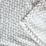 Mora Faux Fur Velvet Throw | 130cm x 160cm | Grey