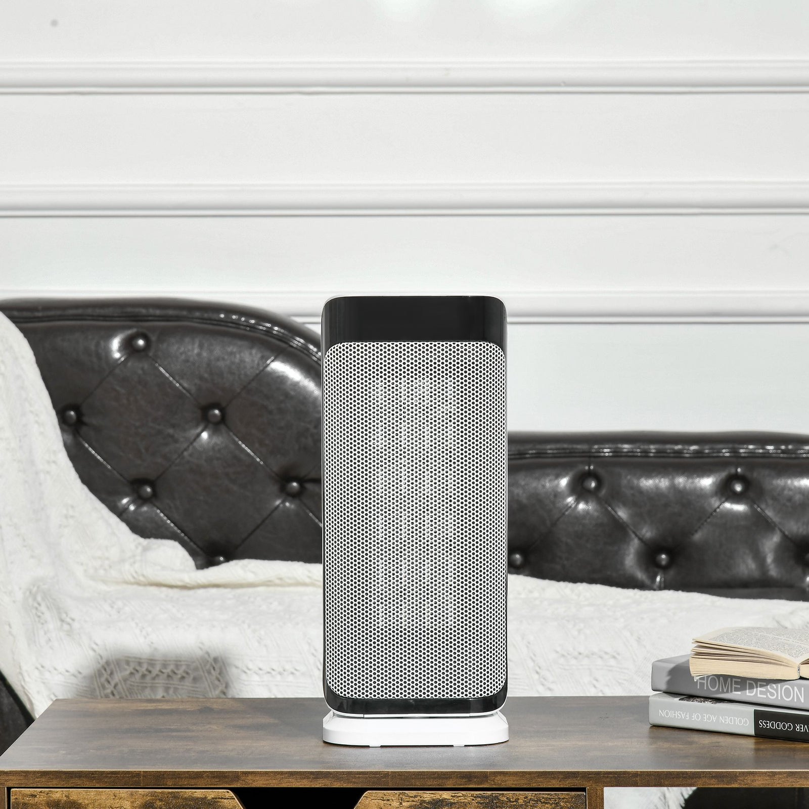Oscillating Ceramic Space Heater With Remote Control Timer