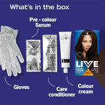 Live Colour + Moisture Permanent Colour Hair Dye 3-pack