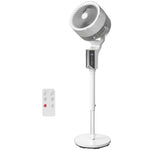 20 Db Silent Standing Fan, 46" Pedestal Fan With Oscillating