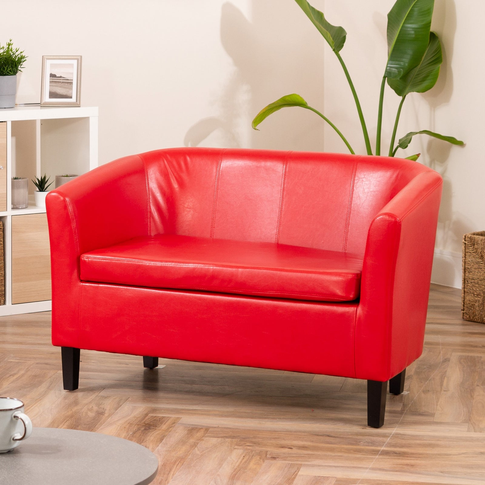 Meriden 2 Seat Tub Sofa | 2 | Red