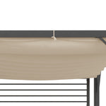 Metal Pergola Patio Sun Shelter Grape Tent Canopy Uv Cut | Beige