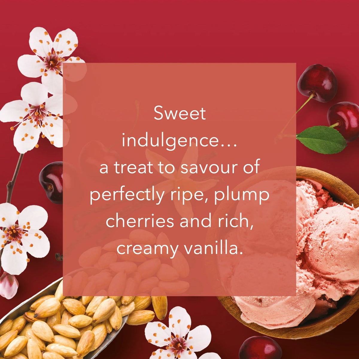 Small 104g Cherry Vanilla Candle Jar | Set of 4