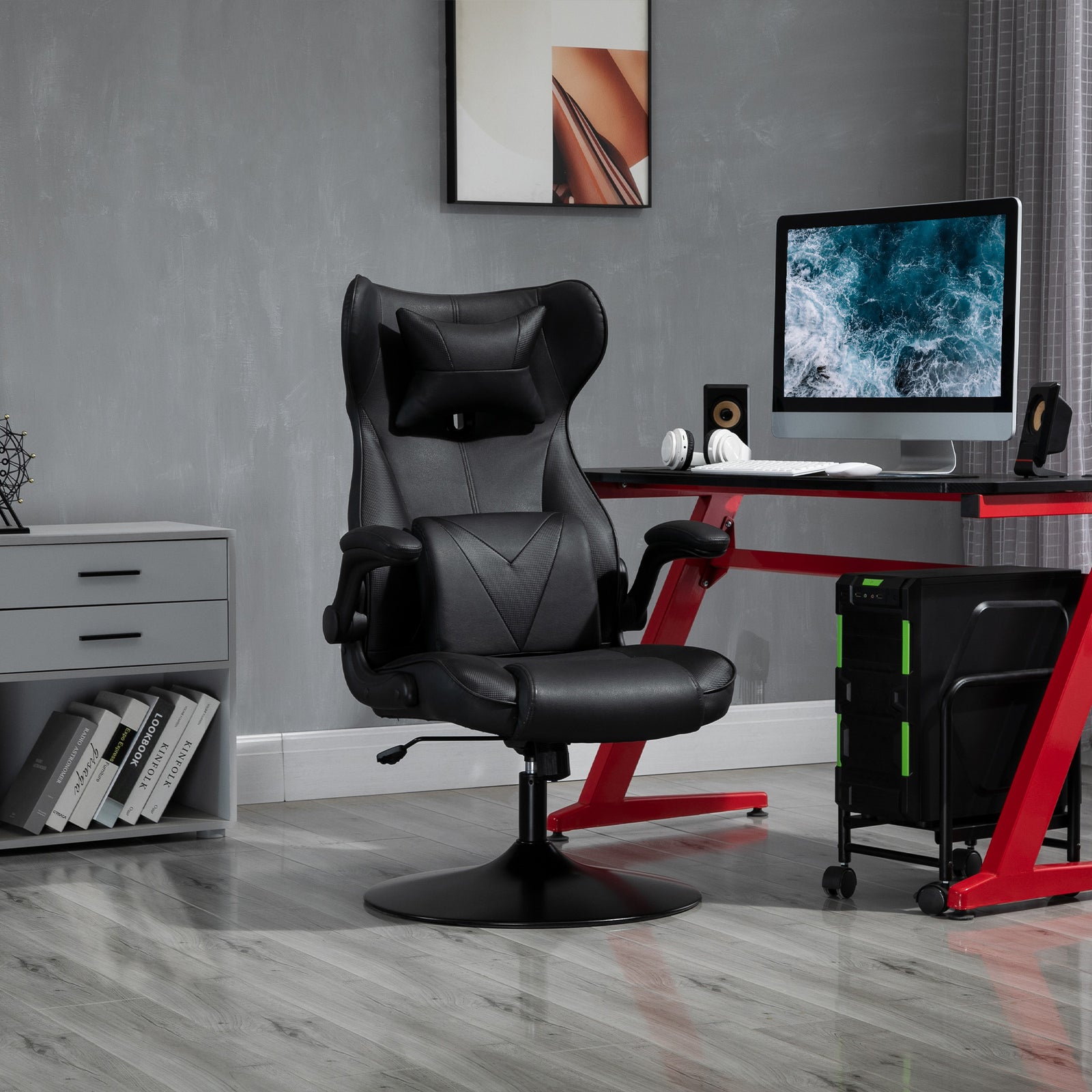 Racing Video Game Chair Leather Computer