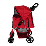 Pet Stroller With Rain Cover | Red
