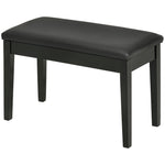Classic Piano Bench Stool, Pu Leather Padded Keyboard Seat