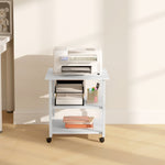 Mobile Printer Stand With Storage Printer Table Home Office | One Size | White