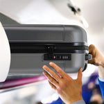 55x40x20cm Lightweight Luggage Overhead Cabin Hard Shell Cabin Suitcase 60+ Airlines Approved - Carry On Case - 4 Wheels | Cabin | Anthracite