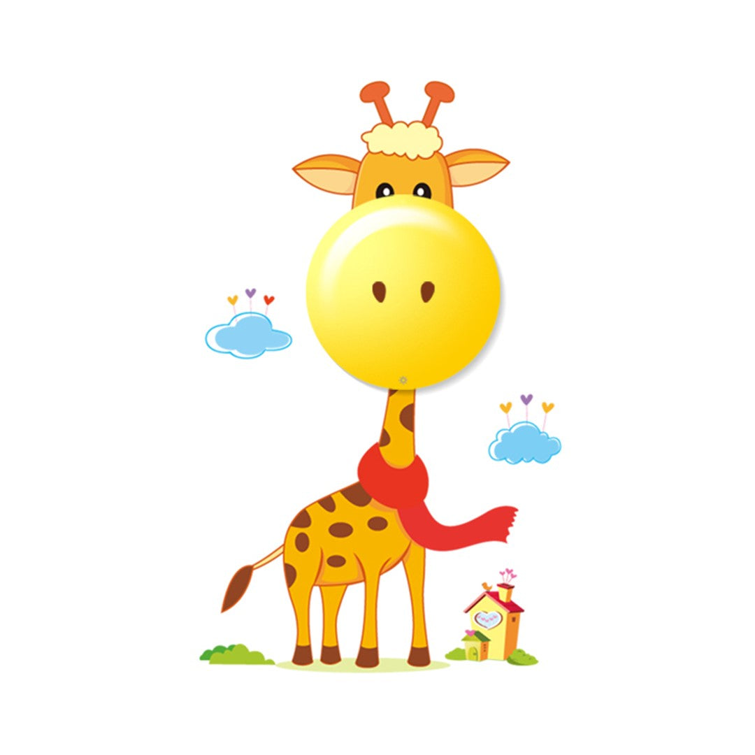 Giraffe Led Childrens Lamp Charming Fun Night Light Ultra Low Consumption 0.6w Colourful Wall Decals Create A 3d Effect