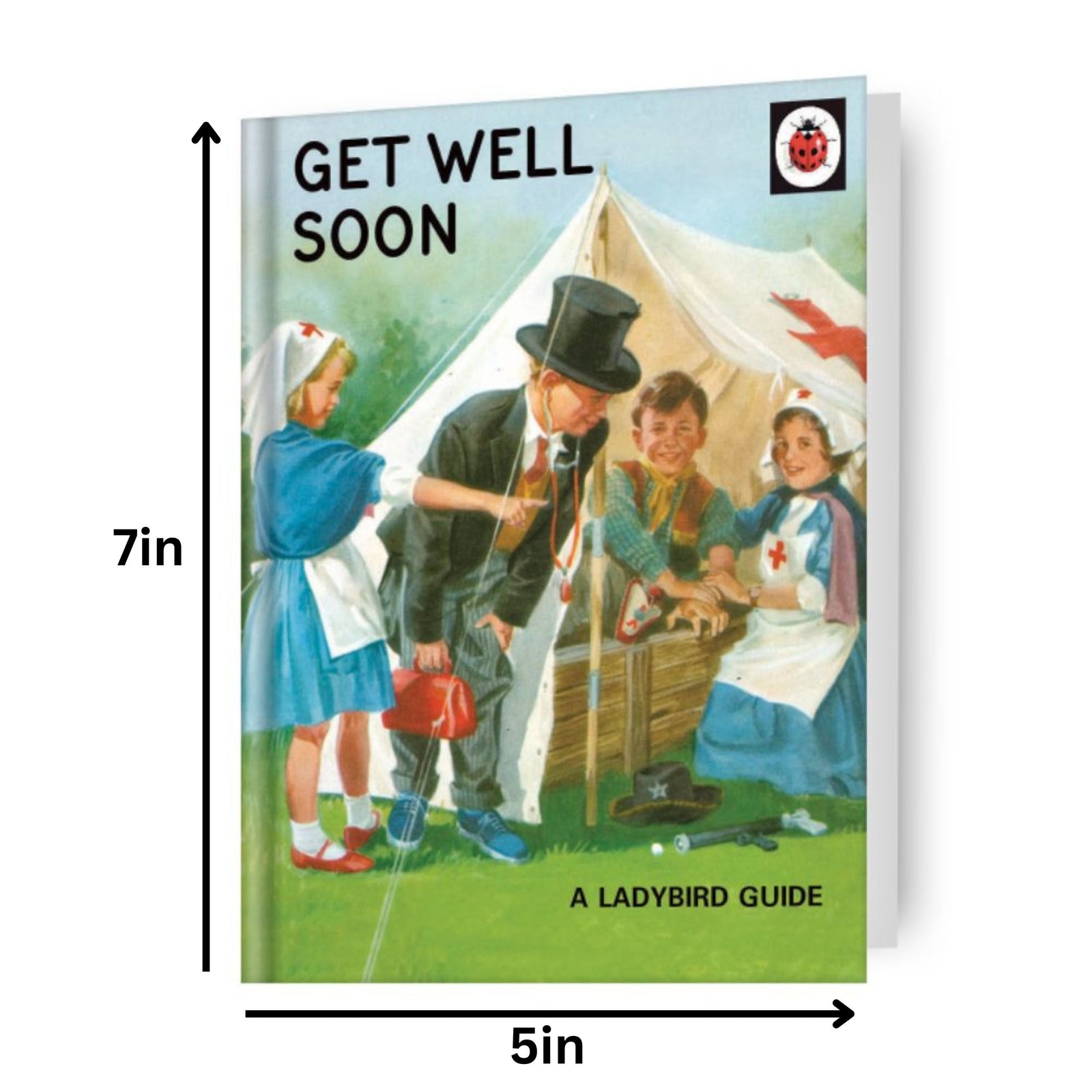 Ladybird Books Get Well Soon' Card Official Product