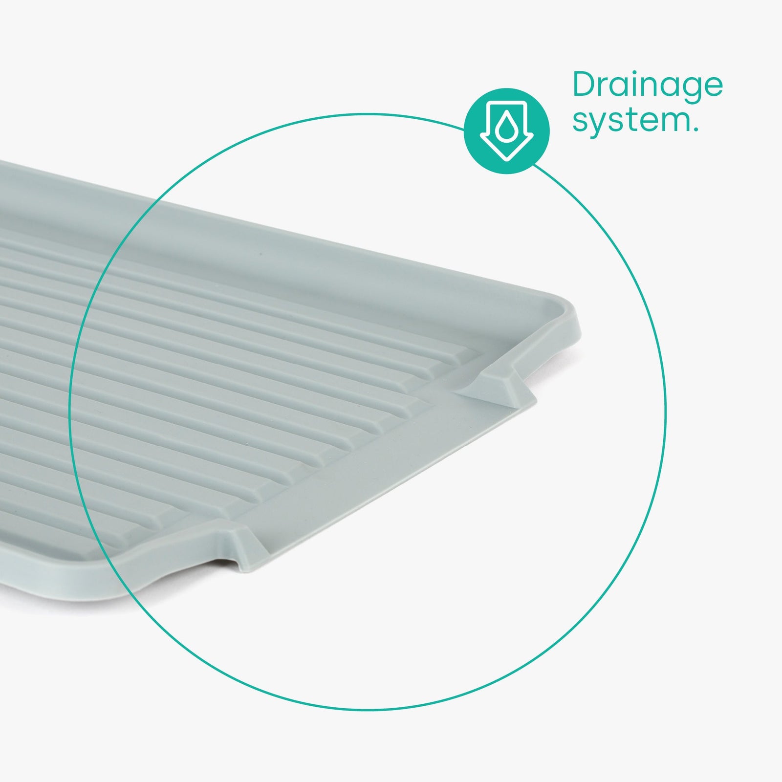 Aluminium Dish & Cutlery Drainer