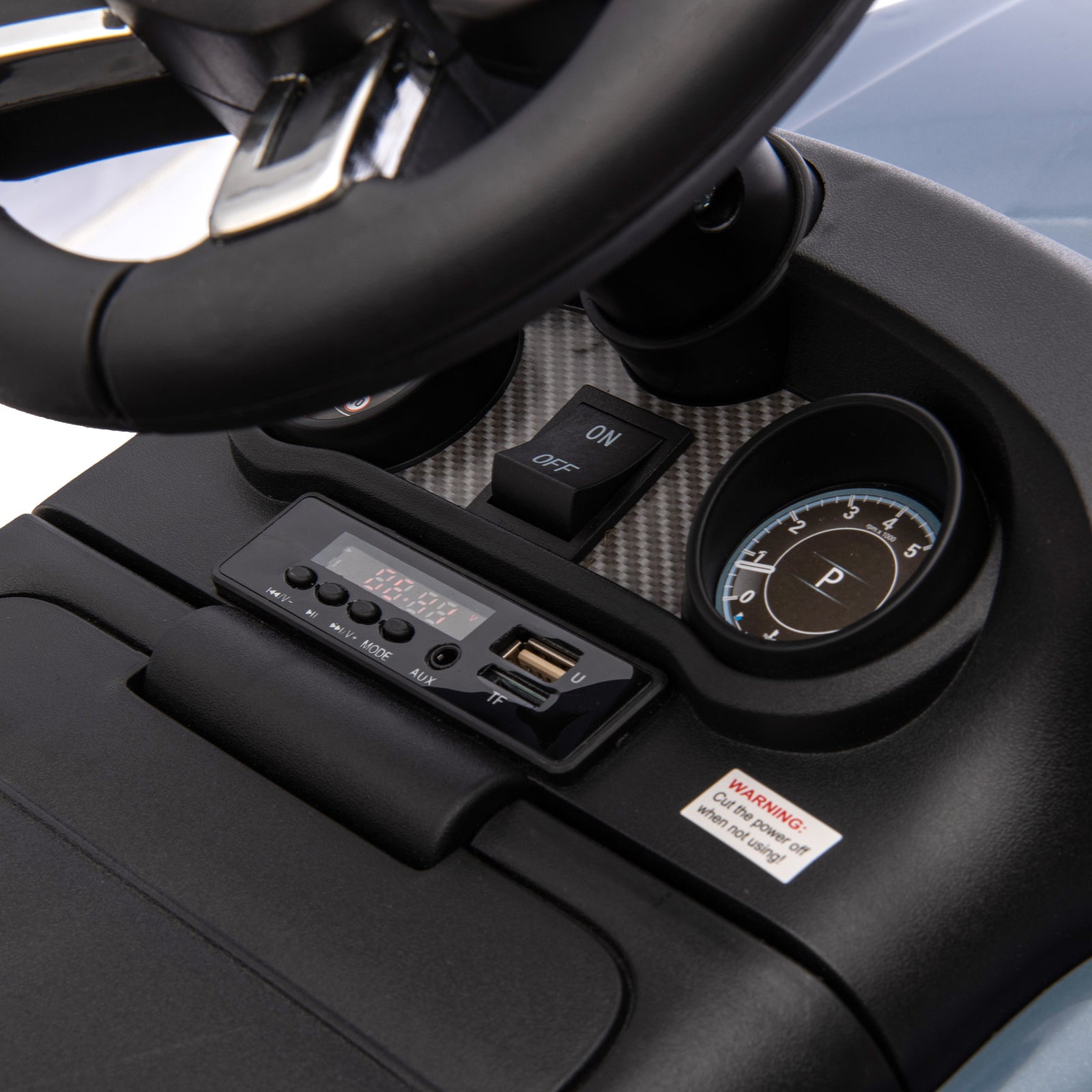 Land Rover Licensed Kids Electric Ride On Car Sliding Car | Blue