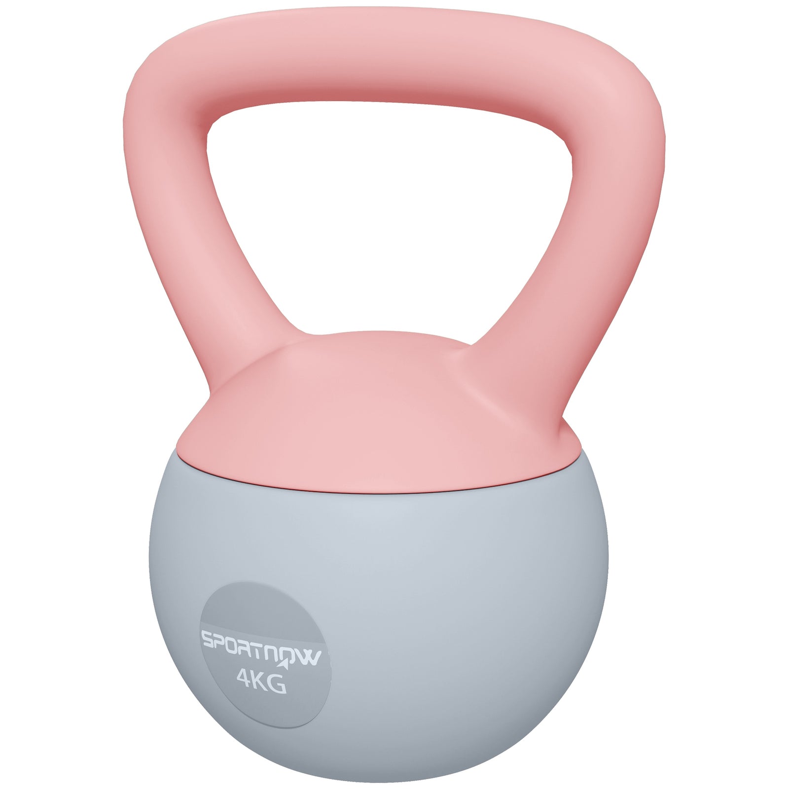 Kettlebell W/ Soft Body, Non-slip Handle | 4kg | Pink