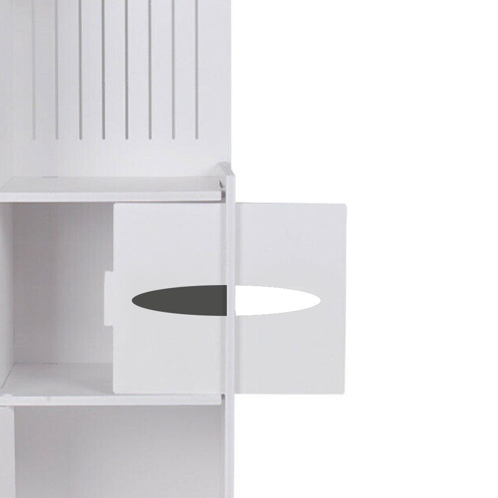 Bathroom Corner Storage Cabinet Standing Shelf