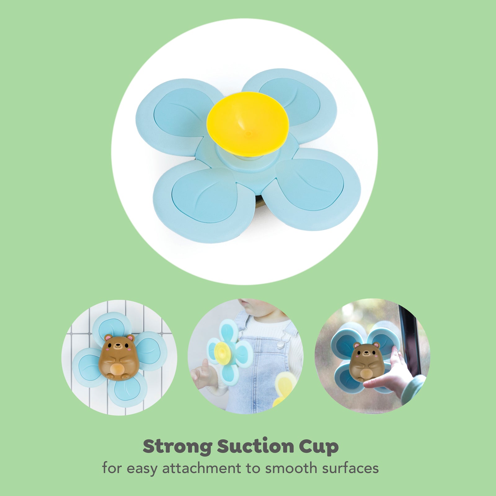 Baby Sensory Bear Spinner Fidget Toy
