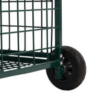 Rolling Garden Work Seat Cart With Storage