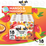 Mango & Passionfruit Kitchen Towel 3 Ply Xl Roll, 18 Rolls