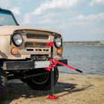 HOMCOM 33" 3 Tonne High Lift Farm Jack For 4x4 Tractors Trucks