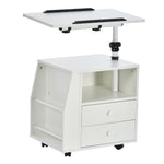 End Table Nightstand 360 Degree Adjustable Height And Angle